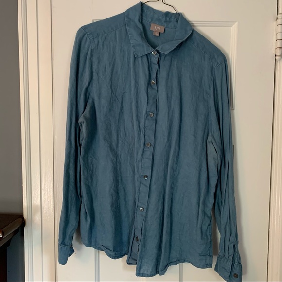 J. Jill Linen Blouse - Picture 1 of 3